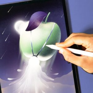 Apple Rocket | Digital Illustration