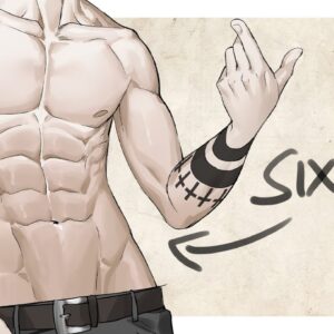 【How to draw abs】Male Manga Body Tutorial