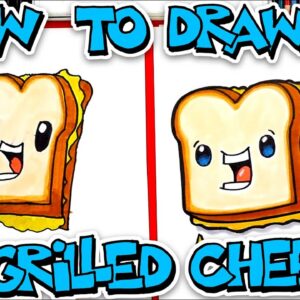 How To Draw A Funny Grilled Cheese Sandwich