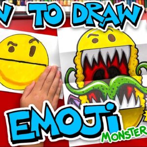 How To Draw An Emoji Monster - Folding Surprise