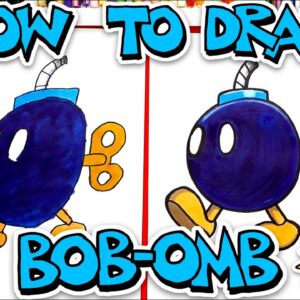 How To Draw Bob omb From Mario