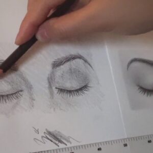 How to Draw Closed Eyes - Beginner Friendly