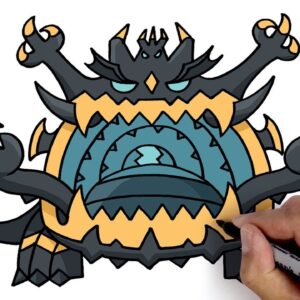How To Draw Guzzlord | Pokemon