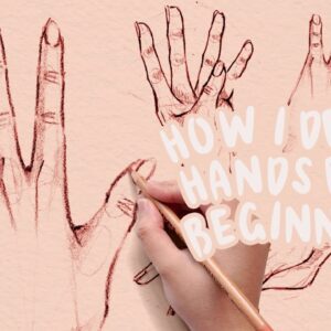 how to draw hands for beginners | tutorial