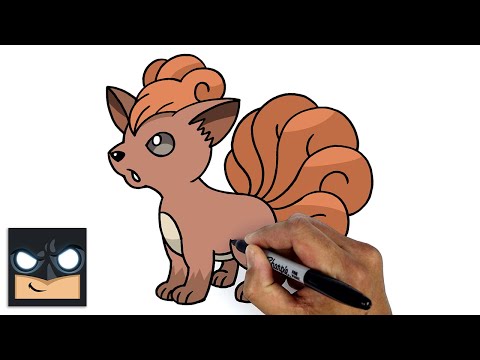 How To Draw POKEMON | VULPIX Step By Step Tutorial