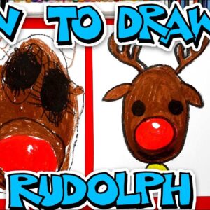 How To Draw Rudolph -  Preschool