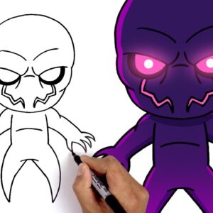 How To Draw Shadow | Fortnite Fortnitemares
