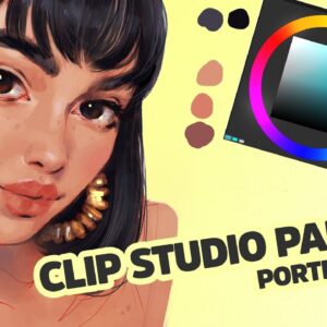 Painting a Portrait in Clip Studio Paint - ericanthonyj