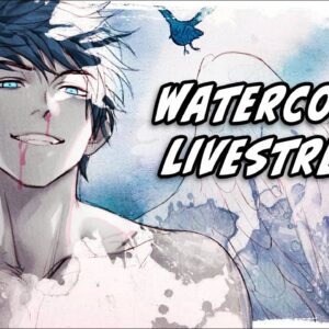 Painting a shirtless angel - Last stream of 2020 (w/ special guest Drawing Like A Sir)