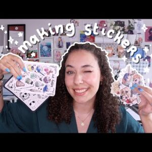 🌱 How I Make Stickers 🌱 Die Cut & Kiss Cut Sticker Sheets Tutorial