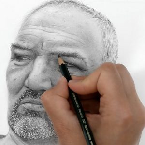 Drawing a Realistic Portrait with Graphite Pencils