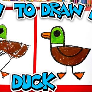 How To Draw A Duck - Preschool