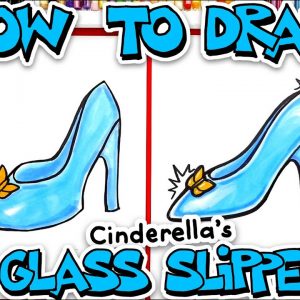 How To Draw Cinderella's Glass Slipper