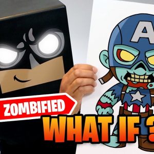 How To Draw Zombie Captain America | Marvel What If?