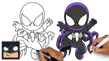 How To Draw Ultimate Symbiote Spiderman | Step By Step Tutorial