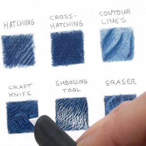 10 Coloring Techniques to create texture with colored pencils