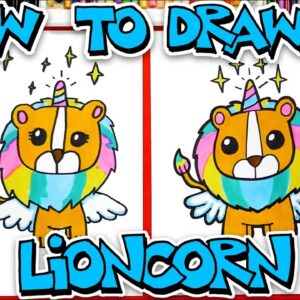 How To Draw A Lioncorn (Lion Unicorn)