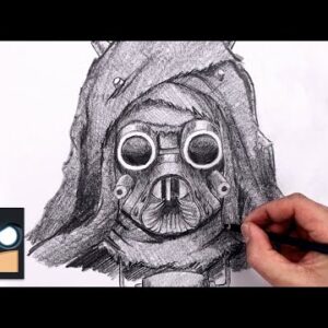 How To Draw Tusken Raider | Star Wars Sketch Tutorial