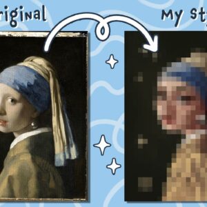 Drawing Classical Paintings in my Style ✨ Girl With A Pearl Earring
