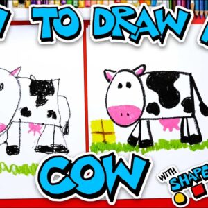 How To Draw A Cow - Preschool