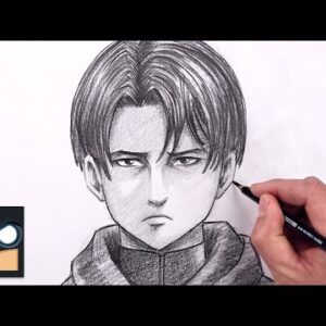 How To Draw Levi Ackerman | Attack On Titan Sketch Art Lesson