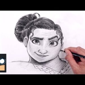 How To Draw Luisa | Encanto Sketch Tutorial (Step by Step)