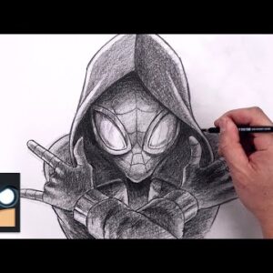 How To Draw Miles Morales Spider Man | Sketch Tutorial