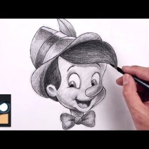 How To Draw Pinocchio | Sketch Art Class (Step by Step)