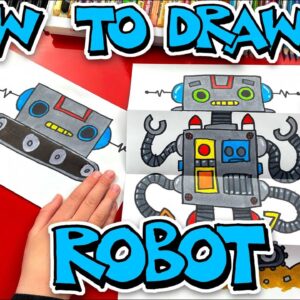 How To Draw Robot Folding Surprise