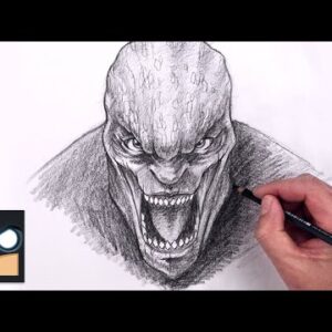 How To Draw The Lizard | Spider Man Sketch Tutorial