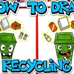 How To Draw Recycling For Earth Day