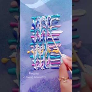 Painting my phone case🎨 || Acrylic painting || Satisfying Creative Art  #Shorts