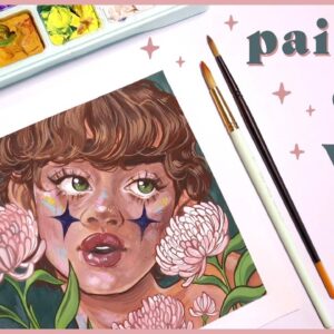 Chat & Paint with Me! gouache painting + chat about doing art for yourself