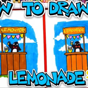 How To Draw A Funny Lemonade Stand