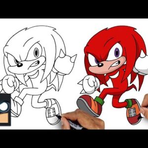 How To Draw Knuckles | Sonic 2 Drawing Tutorial