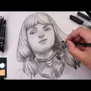 How To Draw The Imagined | Fortnite Sketch Art Lesson (Step by Step)