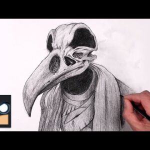 How To Draw Khonshu 🌙 Moon Knight Sketch Art Lesson (Step by Step)