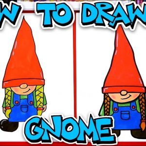 How To Draw A Cute Girl Gnome