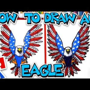 How To Draw A Patriotic Eagle