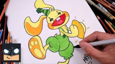 How To Draw Bunzo Bunny | Poppy Playtime Ch.2 Draw & Color
