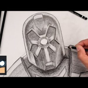 How To Draw Iron Man 2099 | Sketch Art Lesson (Step by Step)