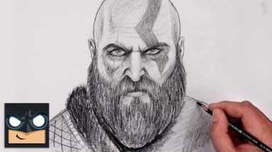 How To Draw Kratos | God of War Sketch Tutorial (Step by Step)