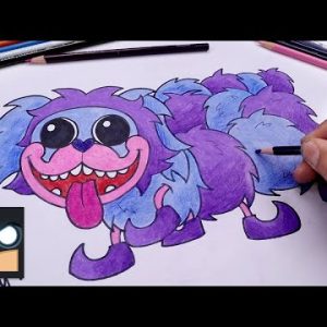 How To Draw PJ Pugapillar | Poppy Playtime Draw & Color Tutorial