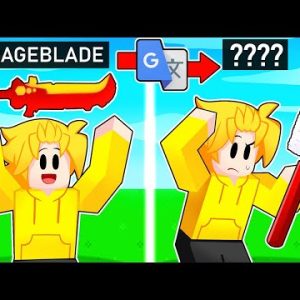 I Goggle Translated Bedwars Items 100 Times.. (Roblox Bedwars)