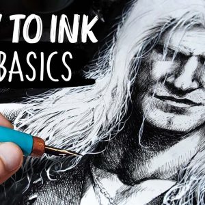INKING TUTORIAL | Die Basics | Drawinglikeasir