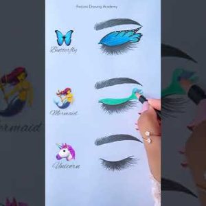 Butterfly VS Mermaid VS Unicorn || Which one do you like? Satisfying Creative Art || Painting