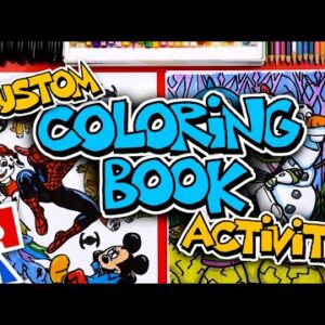 Happy Coloring Book Day ~ Custom Coloring Page Activity