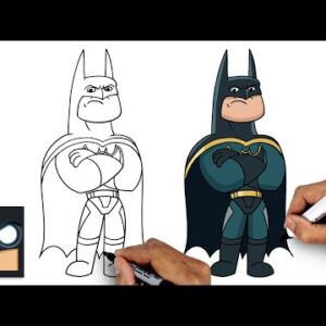 How To Draw Batman | DC League of Super-Pets