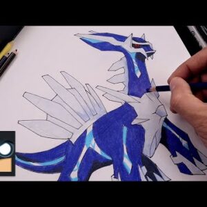 How To Draw Dialga | Pokemon Draw & Color