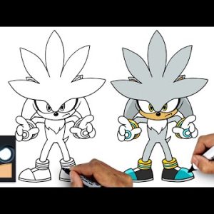 How To Draw Silver the Hedgehog | Step by Step Tutorial